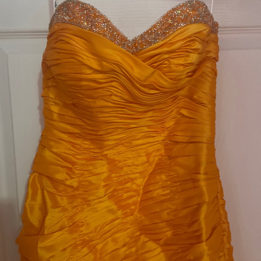 Xcite Orange Prom dress size 2